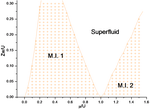 QMC simulation of 1D Bose-Hubbard model